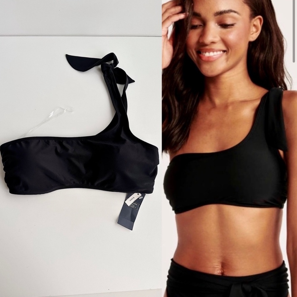 *New* Abercrombie One Shoulder Bikini Top Medium